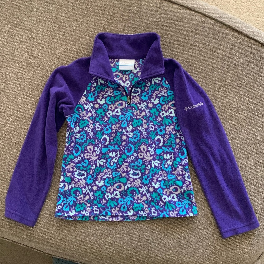 Columbia fleece 1/4 zip top